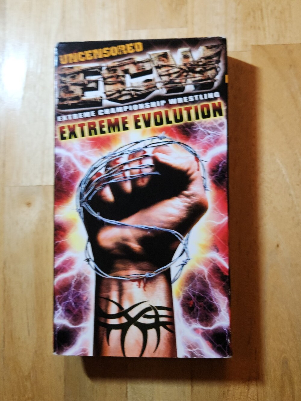 ECW Extreme Evolution Uncensored VHS vintage wrestling video tape